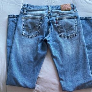 Levi’s super low bootcut jeans
